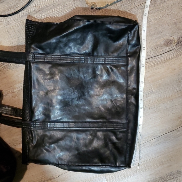 Vintage leather shoulder bag - Picture 3 of 8